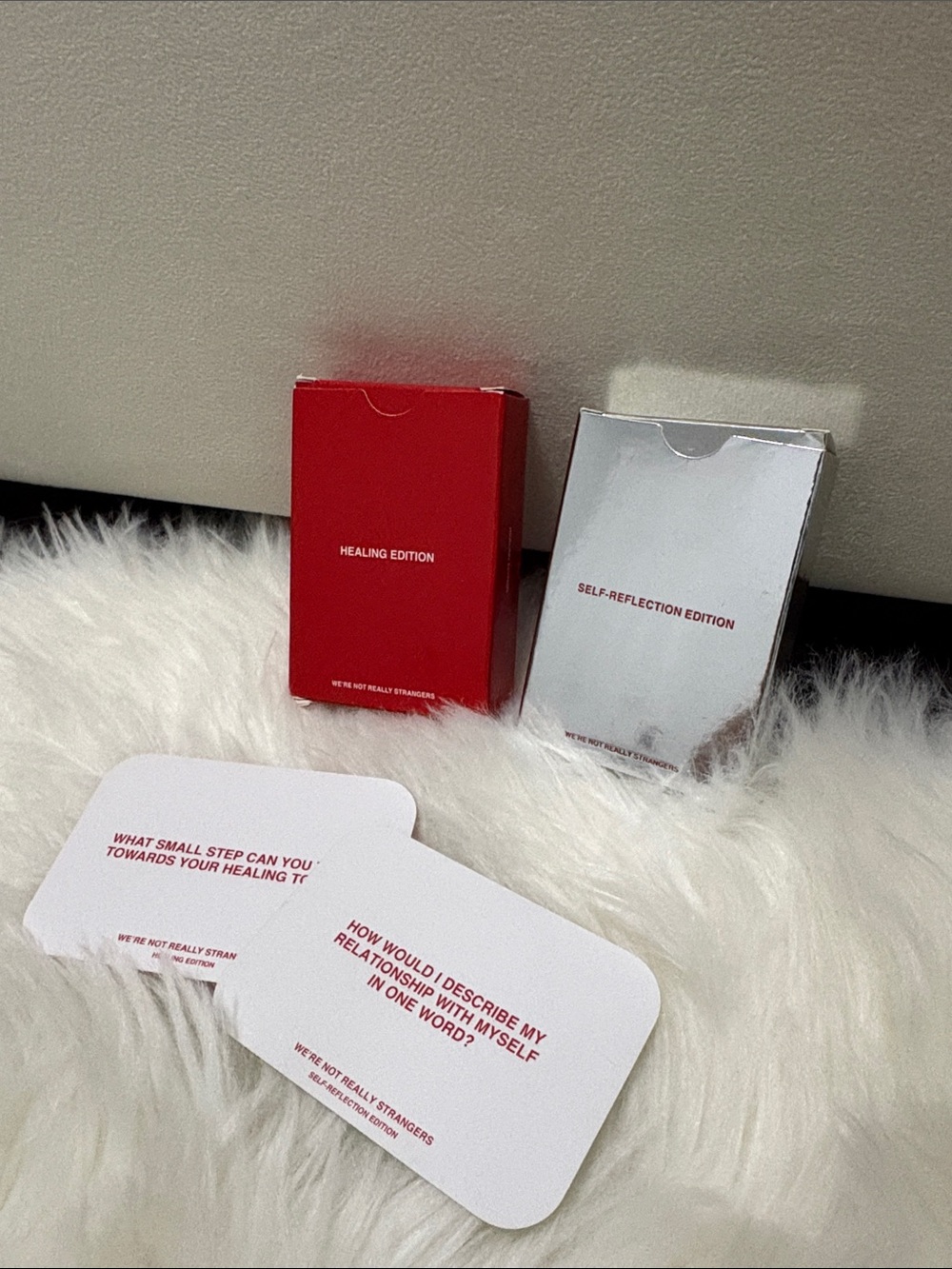 Healing Edition Self-Reflection Card Deck - Red